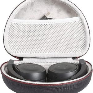 حقيبة CRUVURBI Hard Eva Case لسماعات الرأس اللاسلكية JBL T450BT 500BT بتقنية البلوتوث اللاسلكية JBL T450BT 500BT حقيبة تخزين واقية لسماعات الرأس المحمولة التي تعمل بتقنية البلوتوث (الحقيبة فقط)